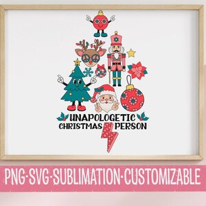 Unverschämte Weihnachts Person SVG | Wunderliche Feiertags-Zeichen | Festliche Weihnachten SVG für Cricut & Silhouette