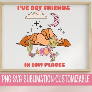 Amis mal placés - Pays mignon SVG et PNG | Téléchargement numérique | Musique country | Clipart féministe | Graphismes féminins | Utilisation commerciale