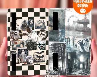 Reversible E-Reader Case Insert for Boox Devices: Haunting Season