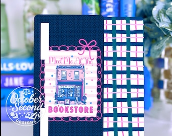 Reversible Boox Case Insert, Meet Me at the Bookstore & Navy Pink Plaid