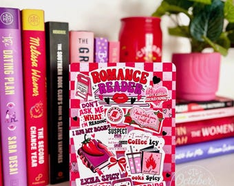 Reversible Kindle Case Insert, Spicy Book Club Romance Reader & Retro Floral