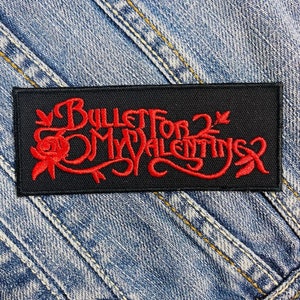 Bullet For My Valentine Embroidered Patch Badge Applique Iron on 381852