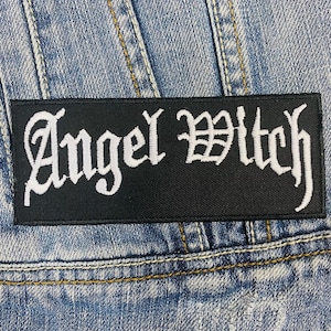 Angel Witch 2 White Embroidered Patch Badge Applique Iron on 500543