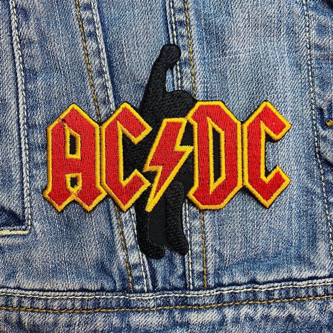 Acdc Ac Dc 10 Embroidered Patch Badge Applique Iron on 381542 - Etsy