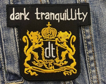 Dark Tranquility geborduurde patch badge appliqué opstrijkbaar 381927