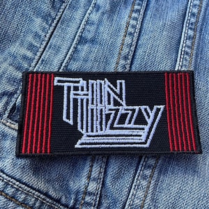 Parche con insignia de Thin Lizzy bordado para planchar