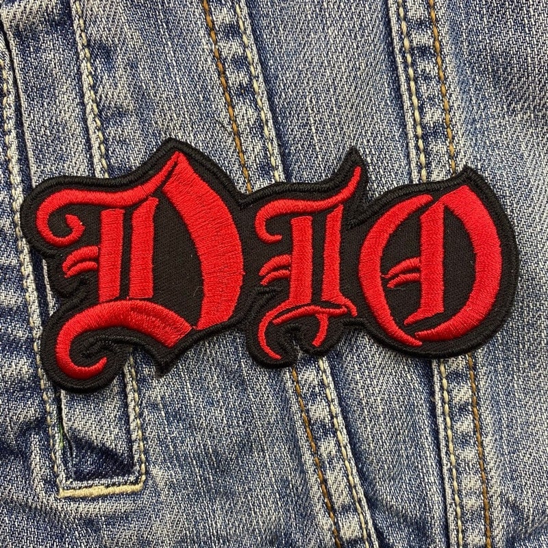 Dio - Last In Line (70mm x 100mm) Sew-On Patch Dio - Last In Line (70mm x 100mm) Sew-On Patch