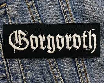Gorgoroth Embroidered Sew-on Patch – Official Norwegian Black Metal Band Logo