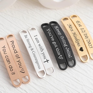 Personalized Shoe Tags,Custom Shoelaces Tags,Running Shoe Tags，Customized Shoe Tag,Metal Shoe Lace Charm,Cross Country Gift,Marathon Gift