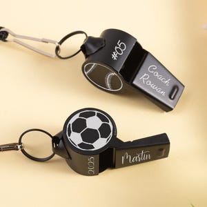 Custom Engraved Stainless Steel Whistle with Lanyard: Coach, Referee, Pet Training