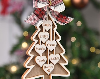 Laraine Christmas Tree Ornaments - 2024 Hanging Decorative Pendant Of Tree Car Charm Holiday Keepsake Gift Home Decor Gnome 2024