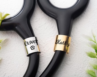 Engraved Stethoscope ID Tag: Custom Nurse Doctor Gift