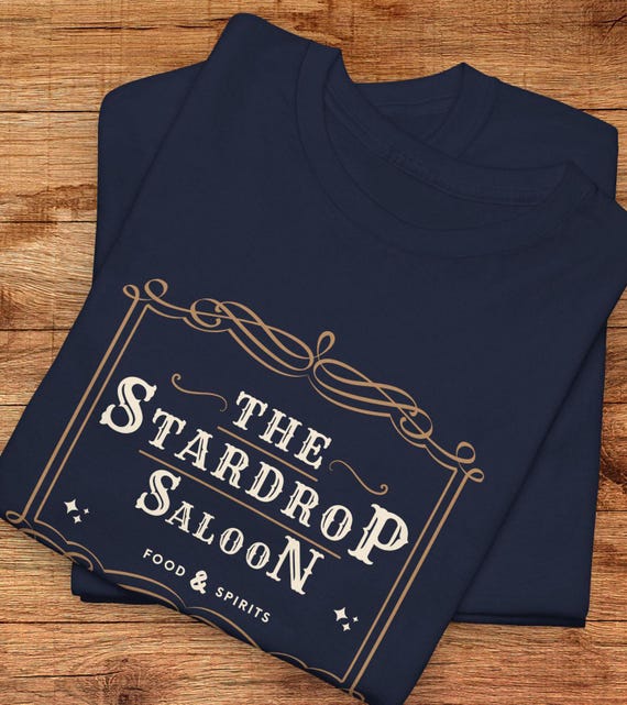 Stardew Valley Shirt, Pelican Town, Stardrop Saloon Cozy Gamer gift