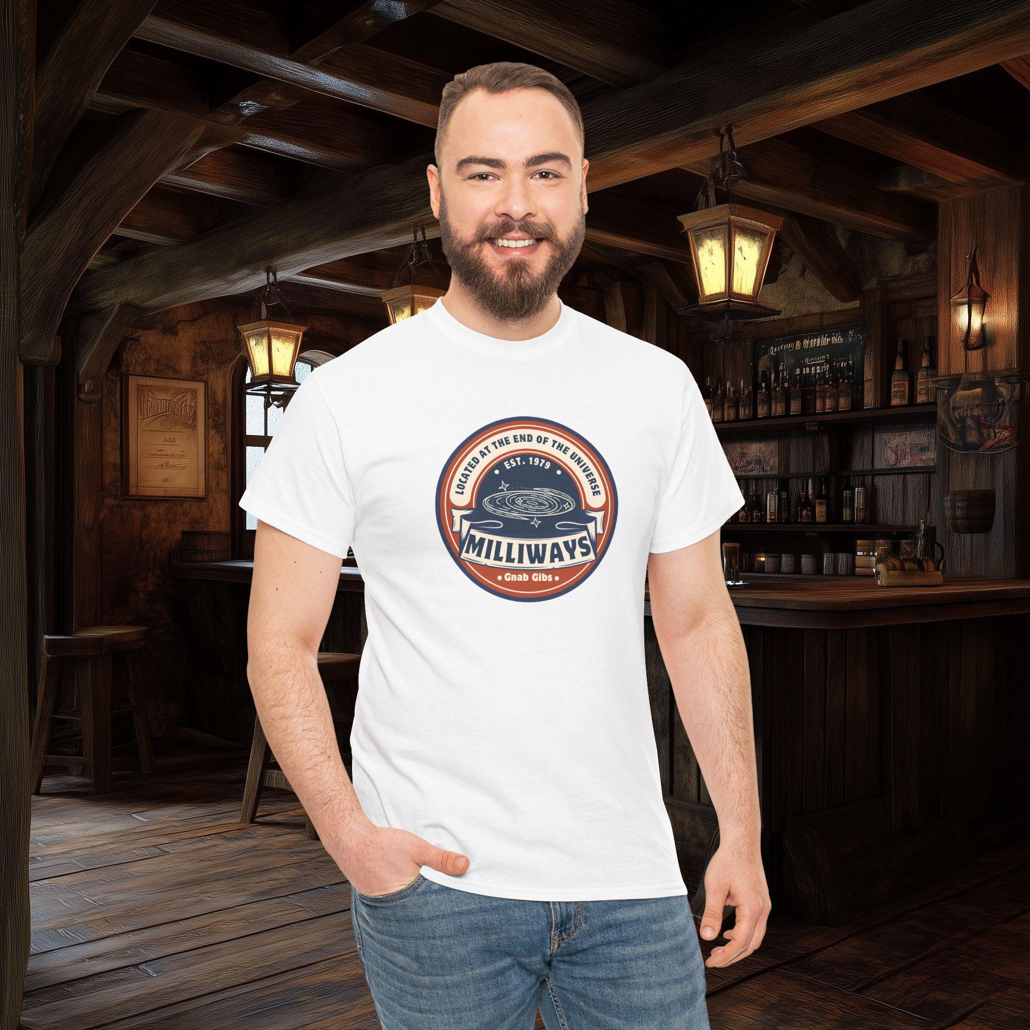 ミリウェイズ Tシャツ 銀河ヒッチハイク・ガイド シャツ 面白いギフト 