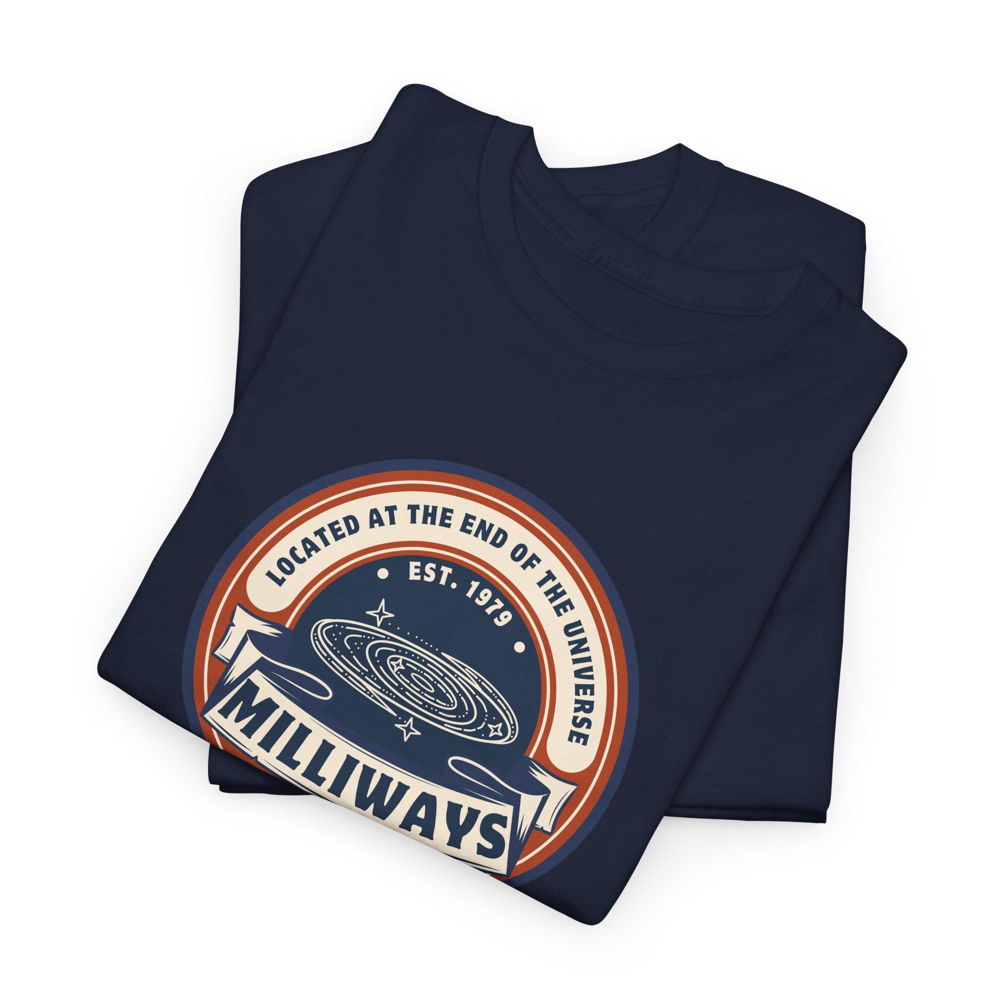ミリウェイズ Tシャツ 銀河ヒッチハイク・ガイド シャツ 面白いギフト 