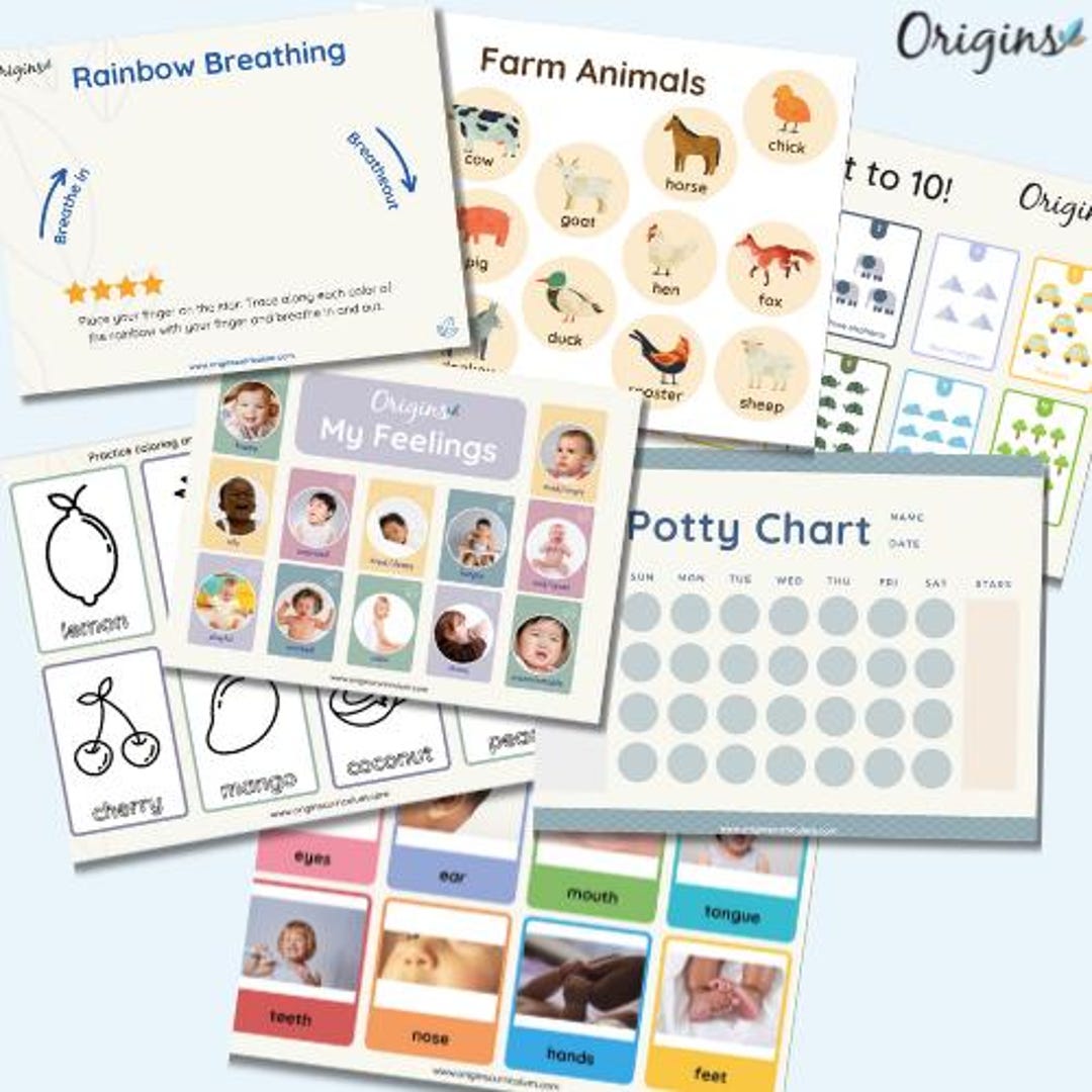 Printable Toddler Curriculum Mindful Activity Workbook - Etsy