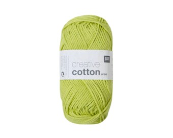 ***ALL COLOURS*** 50g RICO DESIGN CREATIVE COTTON DK KNITTING YARN