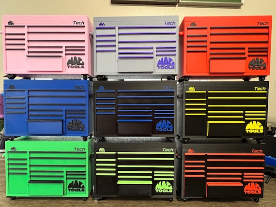 3D Printed Mini “MAC” Toolbox Business Card Holder - Etsy