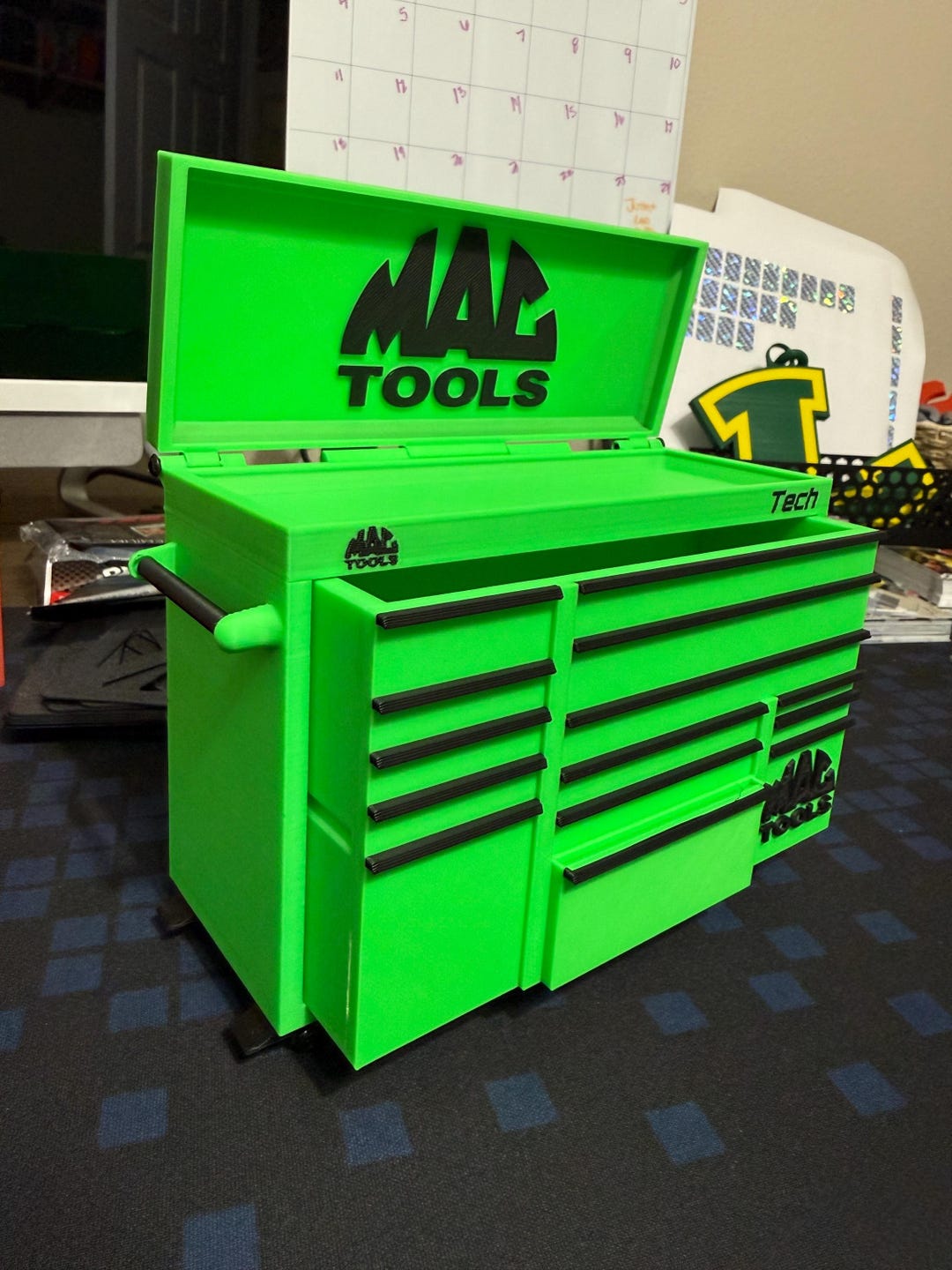 3D Printed Mini “MAC” Toolbox Business Card Holder - Etsy