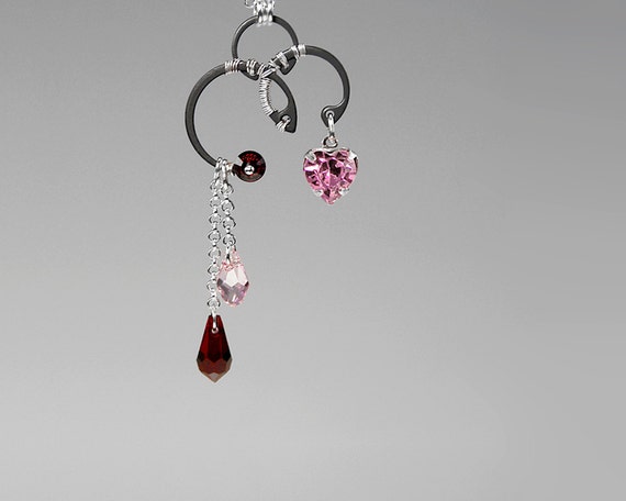 Pink Swarovski Crystal Pendant Necklace Red - Swarovski Eros Red Crystal Heart Pendant Pink Swarovski Crystal Pendant Necklace Red - Swarovski Eros Red Crystal Heart Pendant