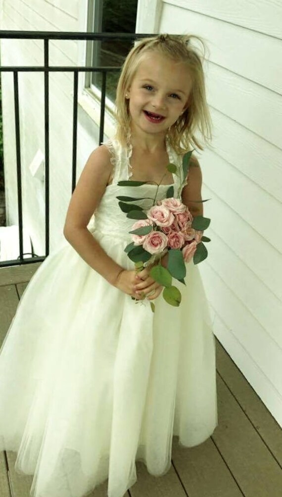 shabby chic flower girl dresses