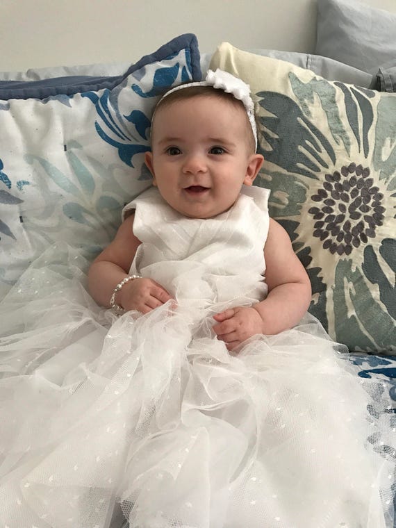 baptism gown made from wedding dress