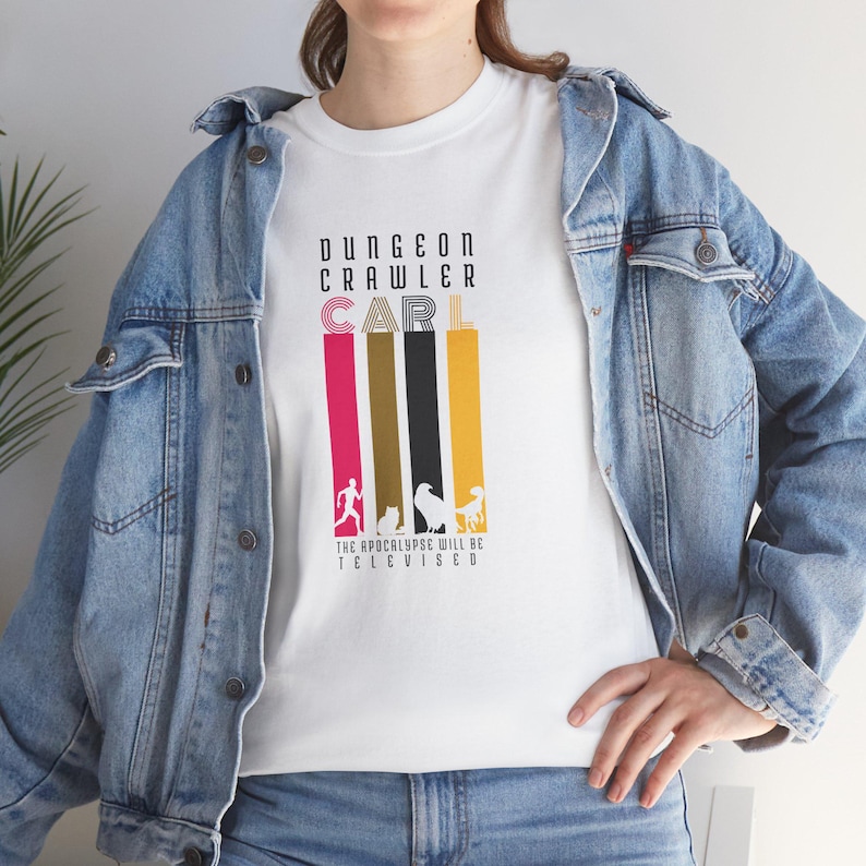Camiseta unissex Dungeon Crawler Crawl Creature Silhouette imagem 4