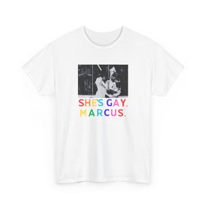 PWHL T-shirt unisexe Shes Gay Marcus