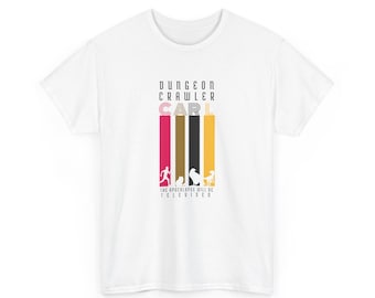 Dungeon Crawler Crawl Creature Silhouette Unisex Tee