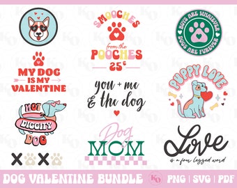 My Dog is My Valentine SVG Bundle