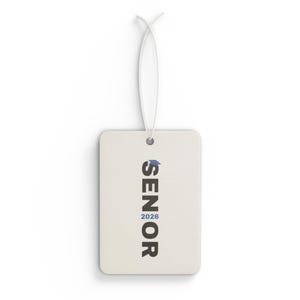 Funny Car Air Freshener - Perfect Gift for Senor, Car Accessory, Unique Air Freshener, Vehicle Decor, Aromatherapy