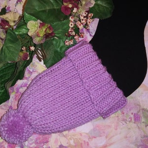 Post Foot Surgery Gift/Feminine Cast Sock/Foot Cast Comfort/Cast Toe Warmer/Boutique Cast Sock/Cast Toe Hat/Sweet Sparkle Lilac Cast Sock