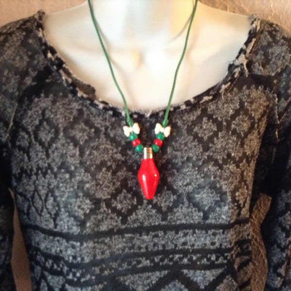 Light Bulb Necklace Etsy