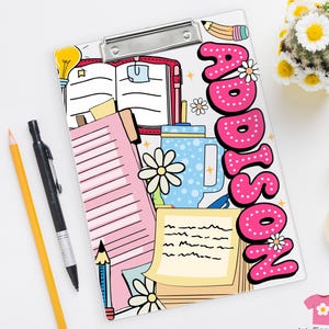 Custom Teacher Clipboard, Teacher Appreciation Gifts, Teacher Name Acrylic Clipboard, Teacher School Supplies, Thank You Gifts For Teacher
