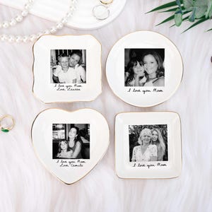 Custom Mom Photo Jewelry Dish, Thank You Grandma, Birthday Trinket Dish Gifts for Mom, Mom Gift From Daughter image 8