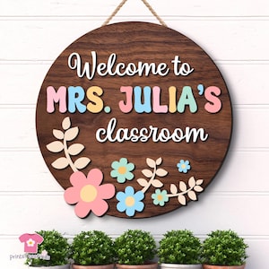 Teacher Door Sign, Teacher Door Hanger, Classroom Decor, Classroom Door Sign, Teacher Appreciation Gifts, Teacher Sign, Gift For Teacher
