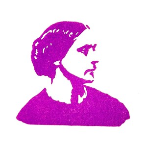 Susan B. Anthony Stamp Hand Carved Rubber Stamp image 2