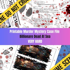 Printable Murder Mystery – Der Murder An Marko Vale | Print & Play Detektiv Gesellschaftsspiel