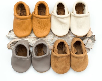 Loafer Baby and Toddler Shoes(Honey, Mushroom,Cream,Suede)