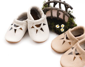 Milk & Barley SUNRISE Shoes Baby and Toddler // Made in USA High-Quality Leather Moccasins Shoes