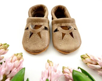 Dune SUNRISE Shoes Baby and Toddler // Made in USA High-Quality Leather Moccasins Shoes