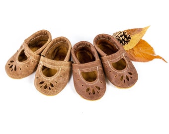 W. Wood & Rust RAINEY JANES Shoes Baby and Toddler // Made in USA High-Quality Leather Moccasins Shoes