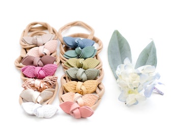 Spring Colors Knotted Bow Headbands// Pick Your Color