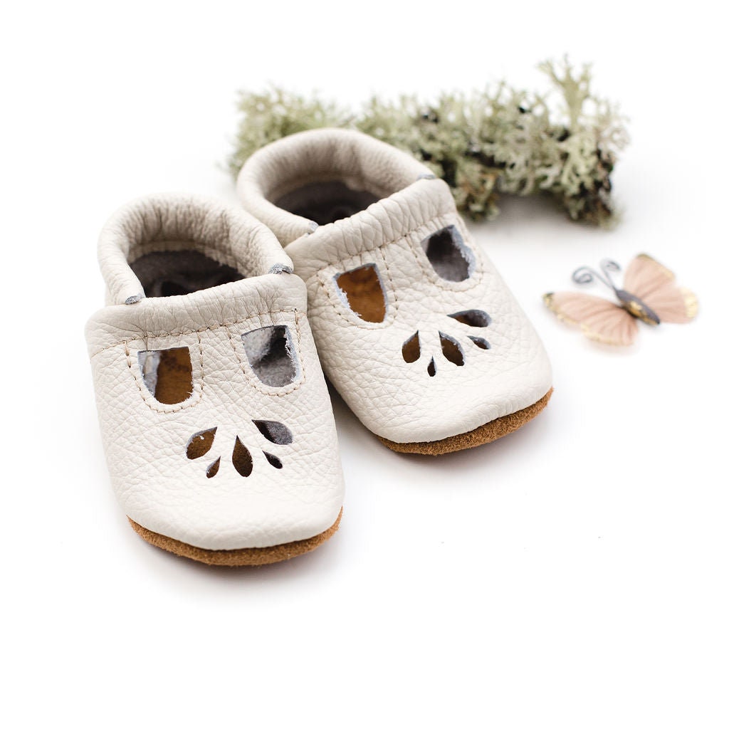 Milk LOTUS T strap Shoes Baby and Toddler Made in USA High