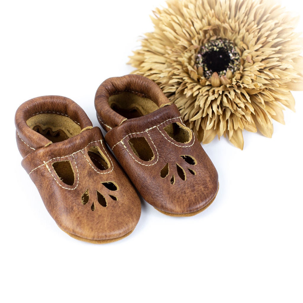 Russet LOTUS T strap Shoes Baby and Toddler Made in USA Etsy UK
