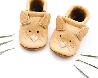 Kitties // Cute Critters Sapatos de couro Bebê e criança pequena Gatinho