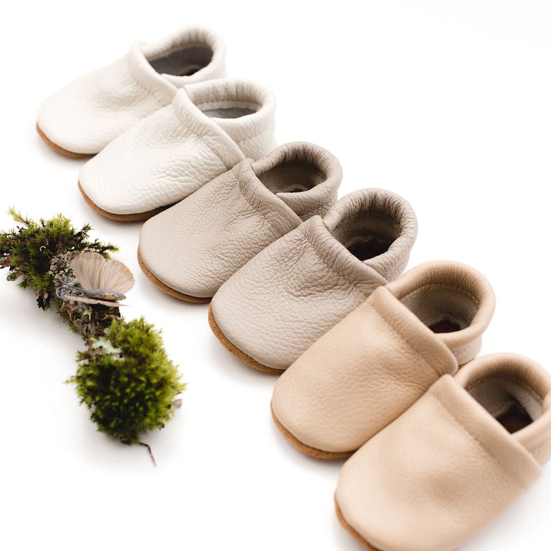 Spring Neutrals Leather Loafers Shoes Baby and Toddler