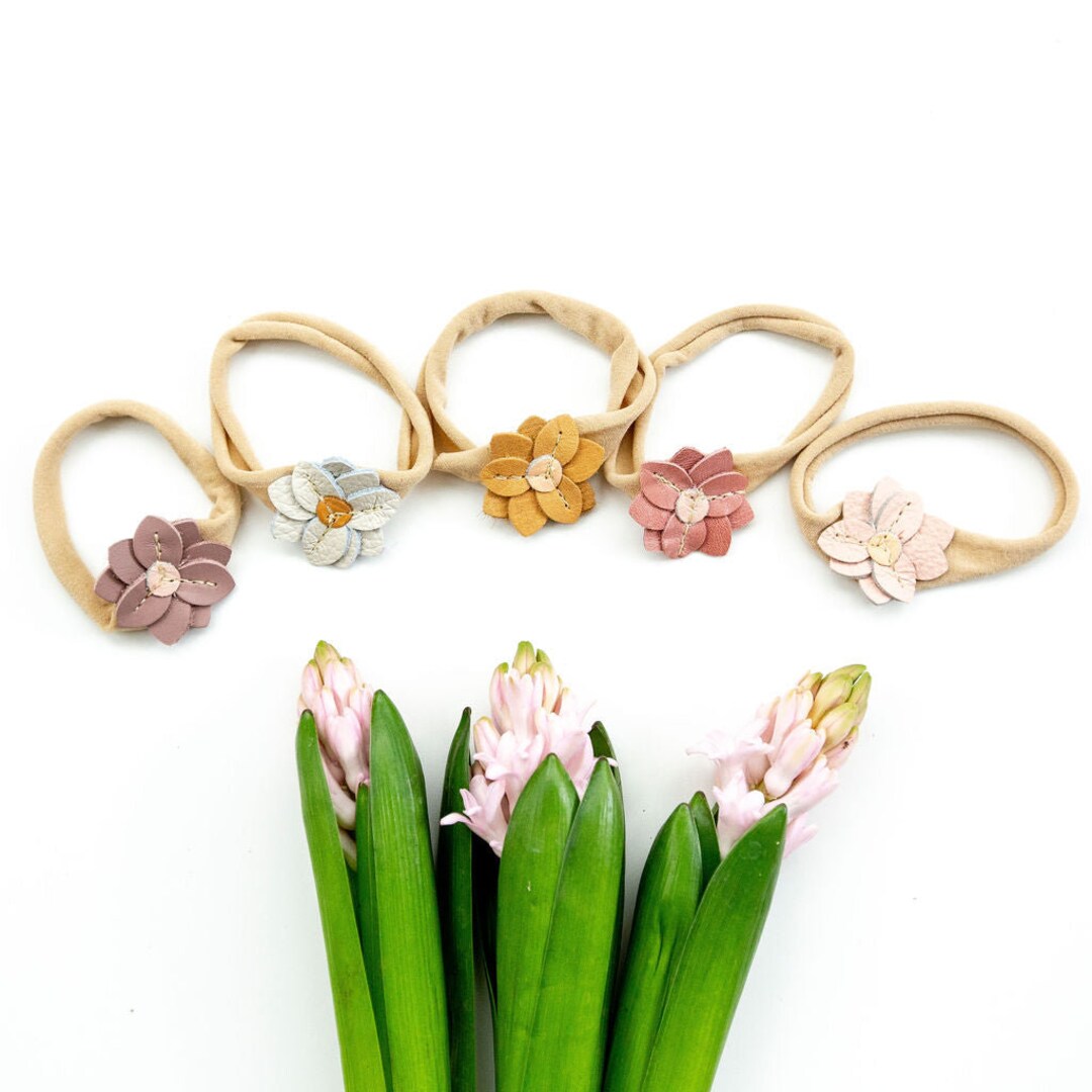 Lily Flower Headbands // Pick Your Color // Made in USA Etsy