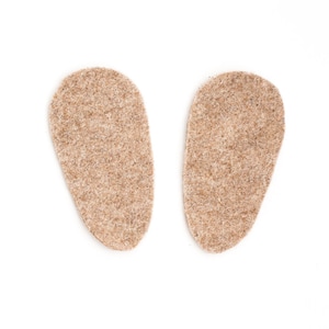ADD//Natural Wool Insert//Removable wool insole for Any size