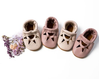 Oyster & Dusty Rose SUNRISE Shoes Baby and Toddler